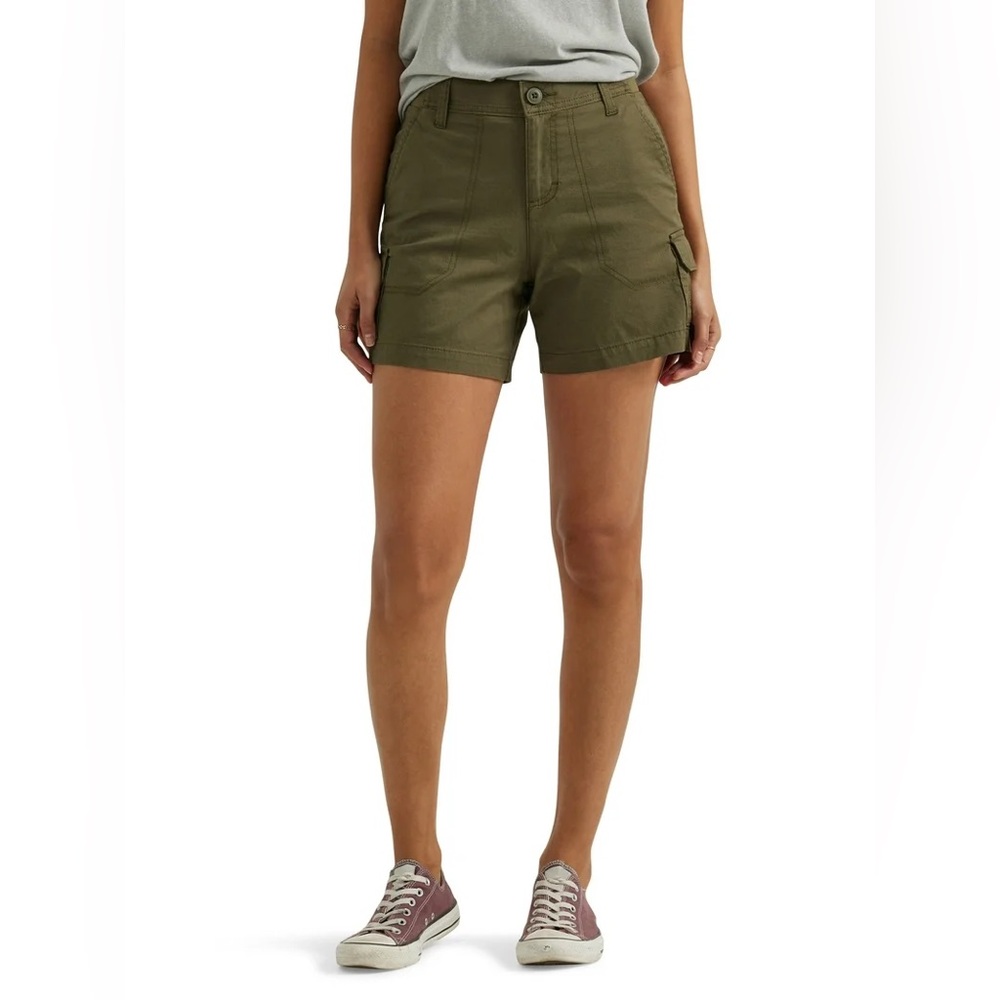 LEE Women's 5" Cargo Short Olive Night